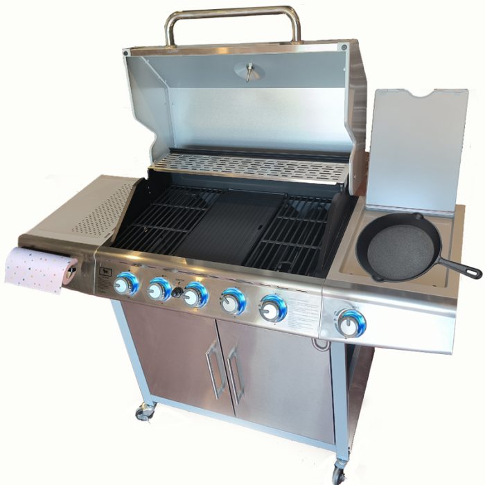BLACKBULL CASTGRILL 5+1,(18.5KW), BLCG51