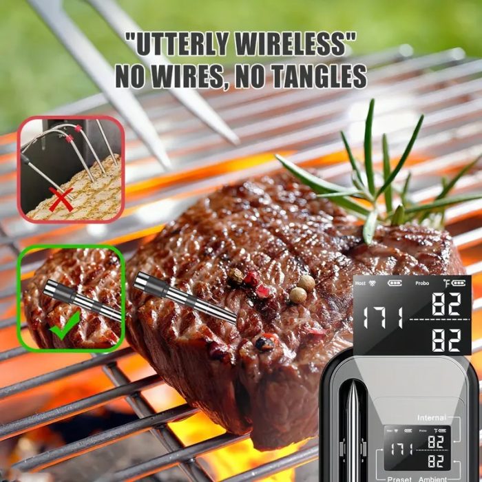 BLACKBULL 2 SENSOR SMART BLUETOOTH BBQ&ΜΕΑΤ THERMOMETER BLTAI1 ΜΕ 2 ΑΙΣΘΗΤΗΡΕΣ, ΕΝΔΕΙΞΕΙΣ ΨΗΤΟΥ ΚΑΙ ΠΕΡΙΒΑΛΛΟΝΤΟΣ - Image 7
