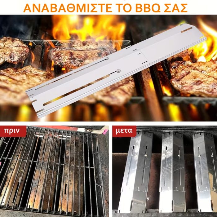 BLACKBULL ΙΝΟΧ ΠΤΥΣΣΟΜΕΝΟΣ ΑΝΤΑΛΛΑΚΤΙΚΟΣ ΔΙΑΧΥΤΗΣ BBQ ΥΓΡΑΕΡΙΟΥ ΚΑΤΑΛΛΗΛΟΣ ΓΙΑ ΤΙΣ ΠΕΡΙΣΣΟΤΕΡΕΣ ΨΗΣΤΑΡΙΕΣ AD01 - Image 3